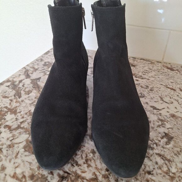 Isabel Marant Patsha Black Suede Stretch Ankle Booties size 37 - Picture 1 of 10